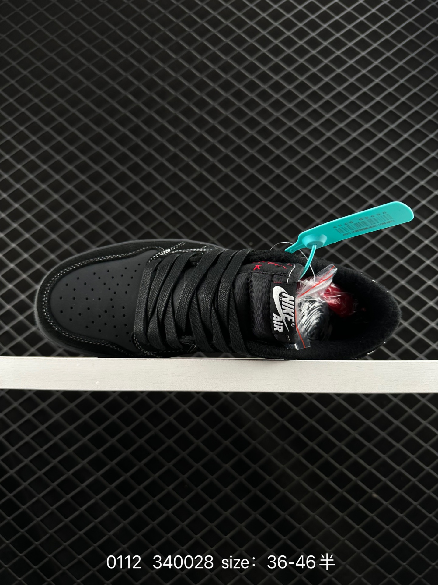 fragment design x Travis Scott x Nike Air Jordan 1 Low OG SP”Black/Green Toe“